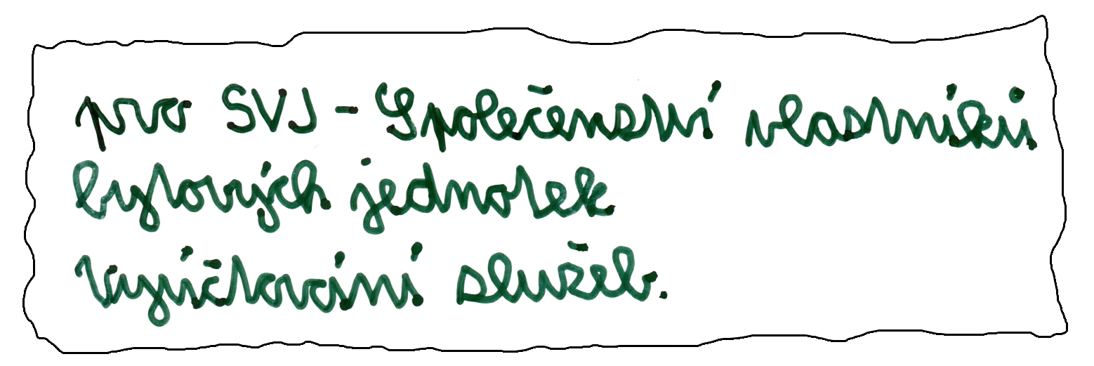 SVJ, Společenství vlastníků bytových jednotek, vyúčtování služeb.